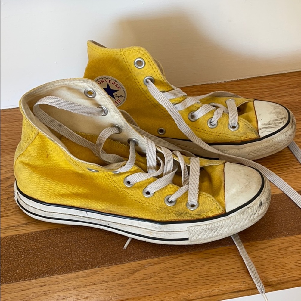 Vintage Yellow Converse